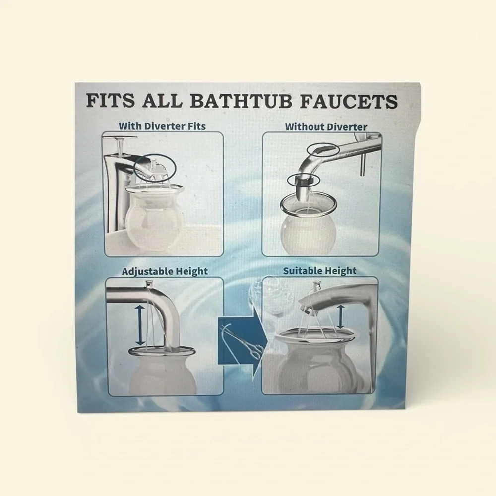 9-Stage Bath Water Filter for Tub Faucet – BPA Free – 5000 Gallon Filtration